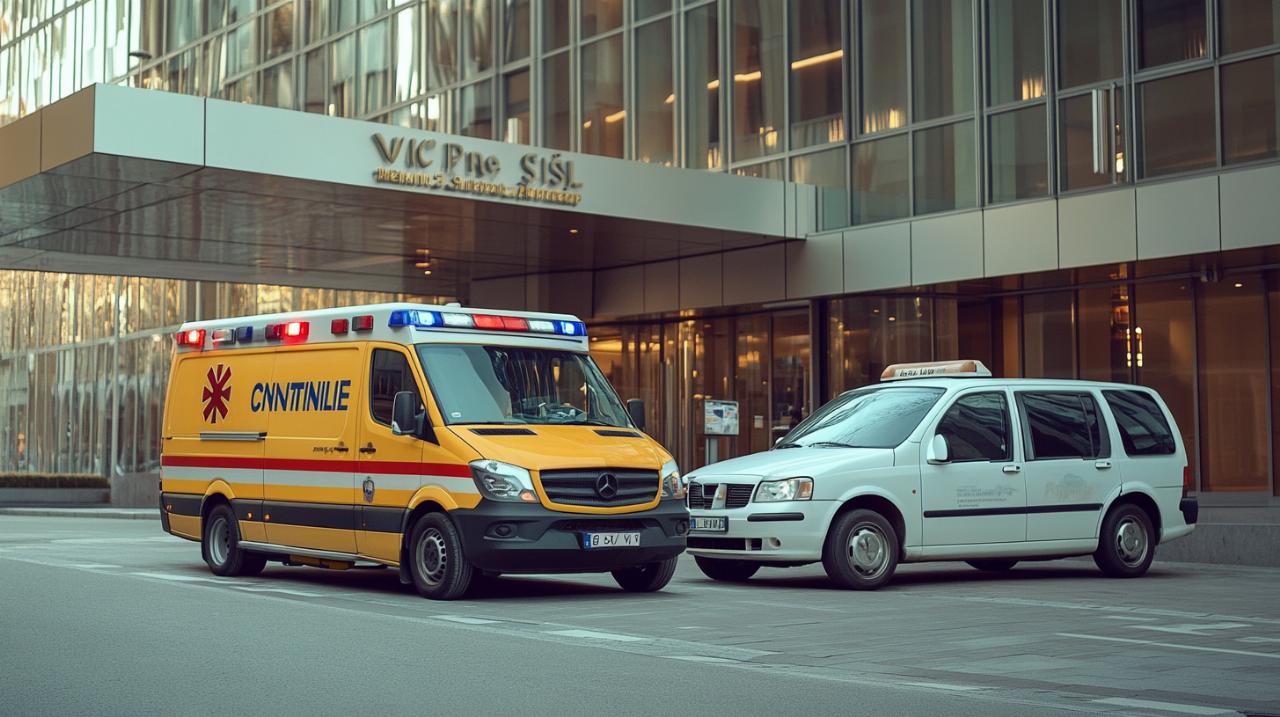 Ambulancia VSL vs taxi concertado: ¿Cuál es la diferencia entre ambos servicios de transporte sanitario?